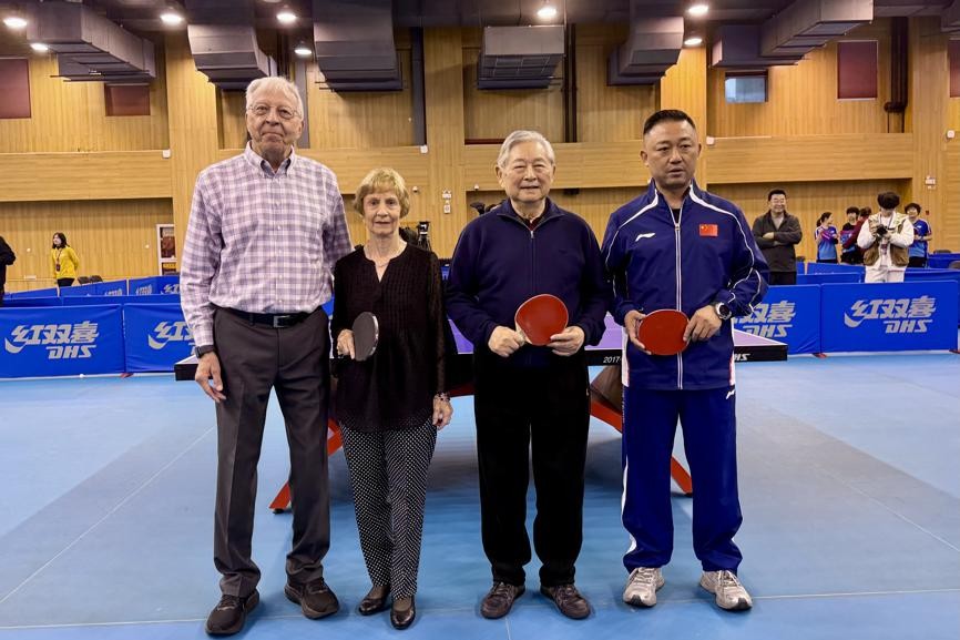 Des témoins se réunissent pour le 55ᵉ anniversaire de la diplomatie sino-américaine du ping-pong