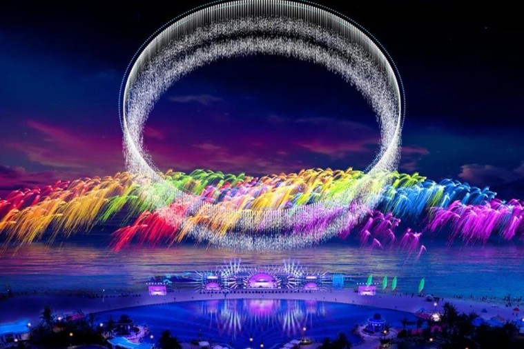 Le premier concours international de feux d'artifice des six pays dans le delta du fleuve Yangtsé (à Qidong) va bientôt débuter