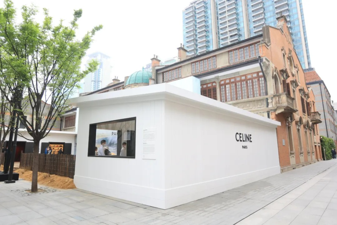 CELINE réinstalle son espace éphémère à Zhang Yuan à Shanghai