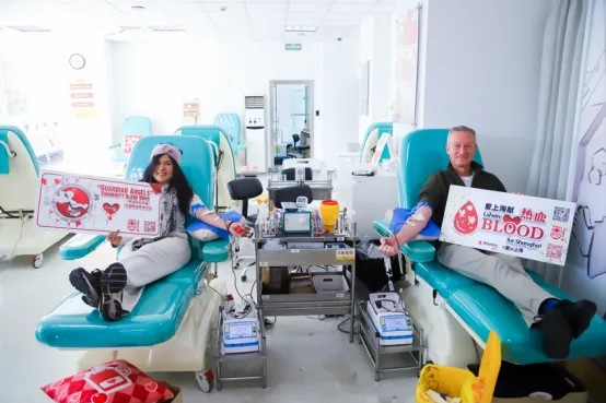 Shanghai organise une activité de don de sang pour les amis étrangers