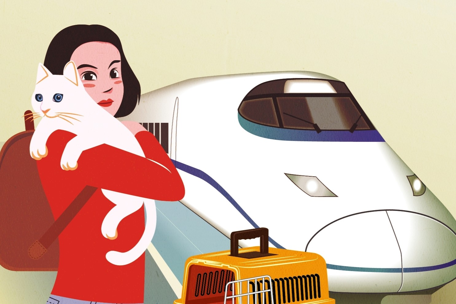 Comment voyager en train à grande vitesse avec votre animal de compagnie