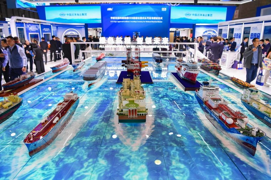 Le plus grand salon maritime du monde ouvre ses portes à Shanghai