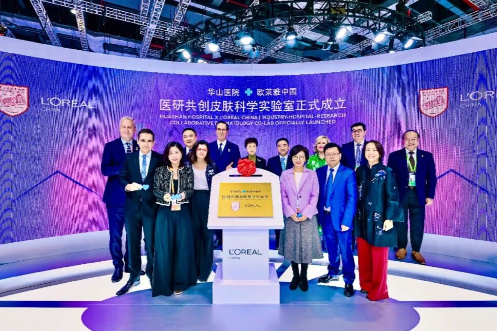 Premier résultat concret du laboratoire conjoint de recherche médicale entre l'Hôpital Huashan et L'Oréal