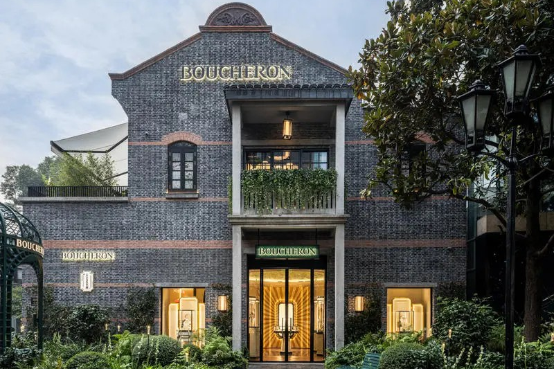 Boucheron ouvre sa première boutique phare en Chine à Shanghai Xintiandi